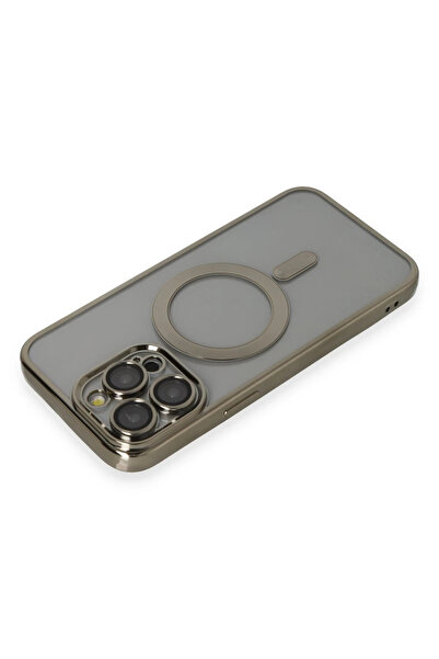Epilons غطاء حماية مغناطيسي لهاتف آيفون 14 - رمادي تيتاني