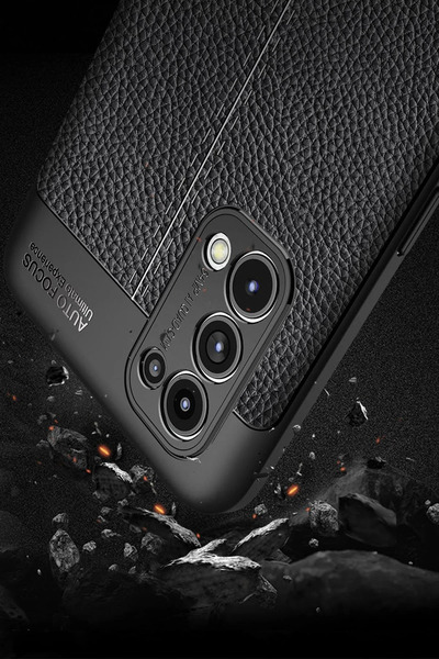 Najmaddin غطاء Newface لهاتف اوبو رينو 5 برو بتركيز تلقائي - أحمر