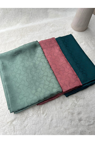 shalby Hijab Women's Silky Jacquard Shawl (Set of 3)