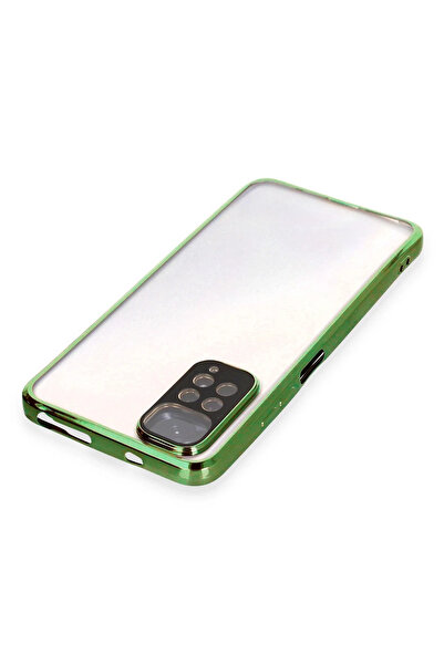Epilons حافظة سيليكون مع عدسة لـ Redmi Note 11 - أخضر