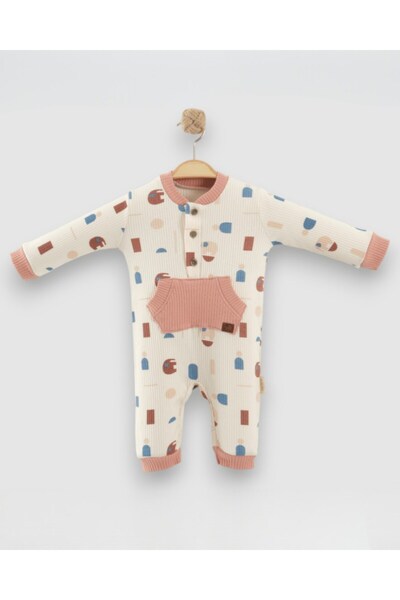VOY KİDS Baby Boy's Pocket Detailed Seasonal 6-9-12-18 Months Ribbed Flexible...