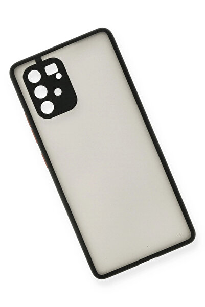 Epilons غطاء سيليكون مونتريال لحالة Galaxy A91 / S10 Lite - أسود