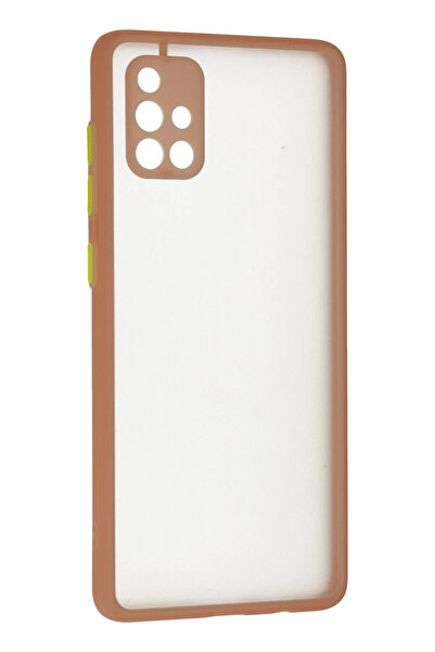Epilons غطاء سيليكون مونتريال لهاتف Galaxy A71 - وردي