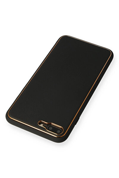 Epilons جراب آيفون 7 غطاء سيليكون جلد كوكو - أسود