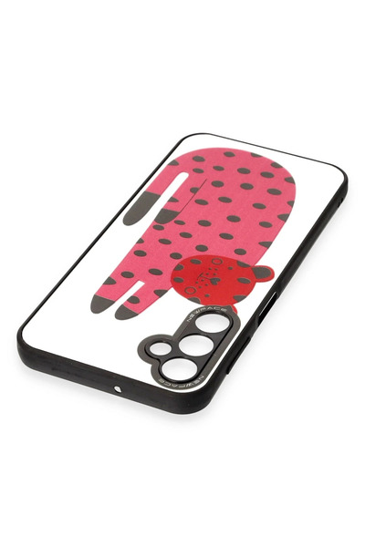 Najmaddin نيوفايس حافظة سامسونج جالاكسي A04s غطاء مرآة منقوش - مرآة - 12