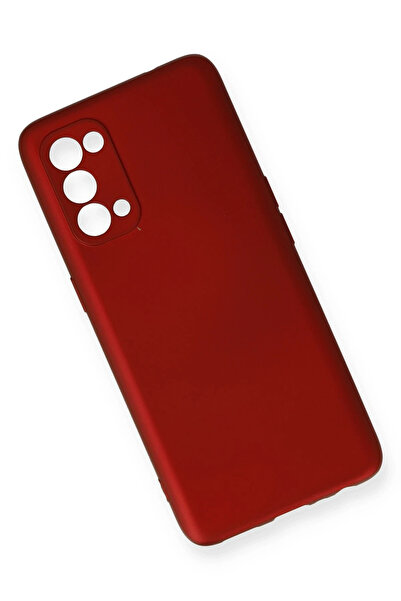 Najmaddin جراب Newface لهاتف اوبو رينو 5 برو أول سيليكون - أحمر كلاريت