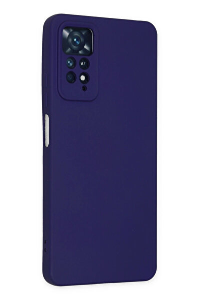 Epilons حافظة ريدمي نوت 11 من السيليكون المخملي الداخلي - أرجواني