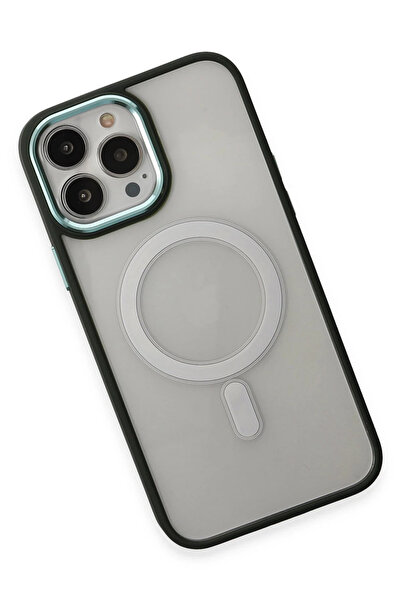 Epilons حافظة آيفون 15 من السيليكون المغناطيسي - أخضر التنوب