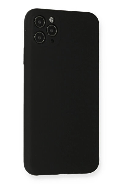 Epilons حافظة آيفون 11 نانو مع داخلية مخملية من السيليكون - أسود
