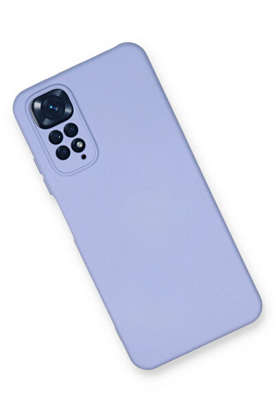 Epilons حافظة ريدمي نوت 11 من السيليكون المخملي الداخلي - أرجواني