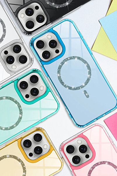 Epilons غطاء آيفون 14 لايف دايموند ماج سيف - أخضر