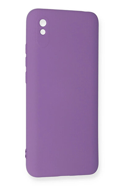 Epilons حافظة ريدمي 9A من السيليكون المخملي الداخلي - أرجواني