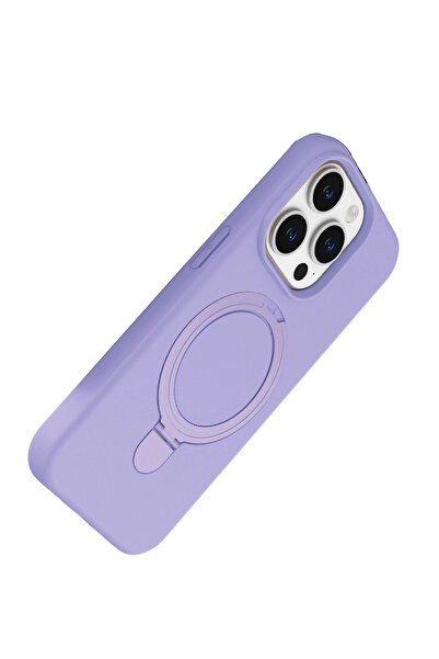 Epilons غطاء آيفون 14 ماج سيف مع حامل - أرجواني