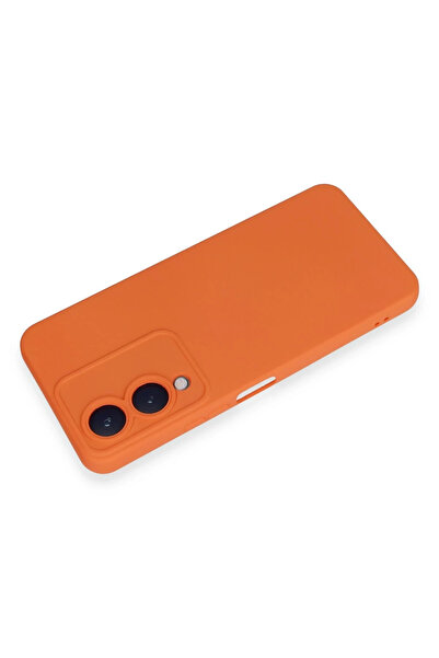 Epilons حافظة Y17S نانو من السيليكون المخملي - برتقالي