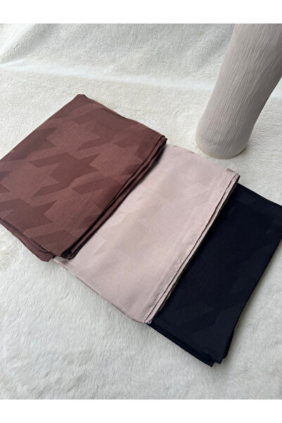 shalby Hijab Women's Silky Jacquard Shawl (Set of 3)