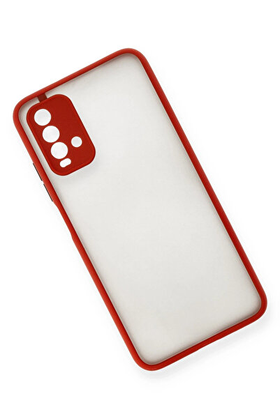 Epilons غطاء حماية سيليكون مونتريال لهاتف ريدمي 9 تي - أحمر