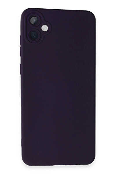 Epilons حافظة هاتف جالاكسي A05 من السيليكون المخملي الداخلي - أرجواني