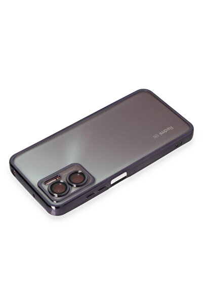 Epilons حافظة ريدمي 10 5G من السيليكون مع عدسة - بنفسجي