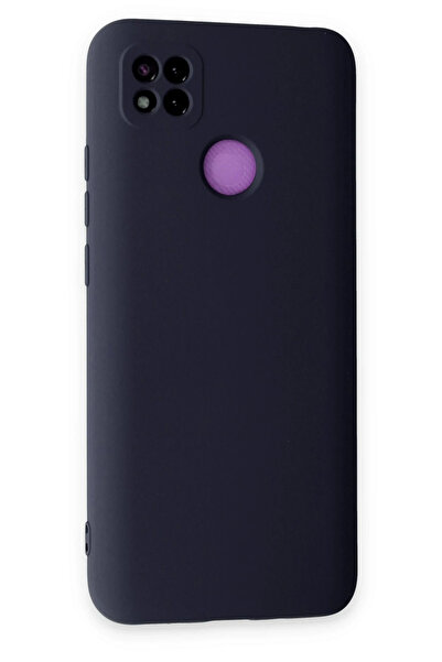 Epilons حافظة ريدمي 9C نانو من السيليكون المخملي - أزرق داكن