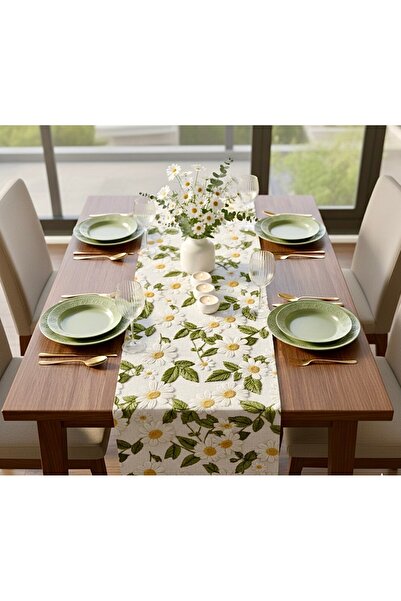 Sahra İpek Daisy Patterned Runner