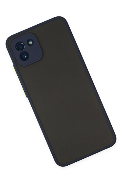 Epilons غطاء سيليكون مونتريال لهاتف Galaxy A03 - أزرق داكن