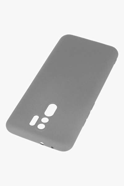 Epilons حافظة ريدمي 9 نانو من السيليكون المخملي الداخلي - رمادي