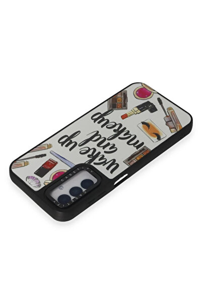 Najmaddin نيوفايس حافظة سامسونج جالاكسي M14 5G غطاء مرآة منقوش - مرآة - 3