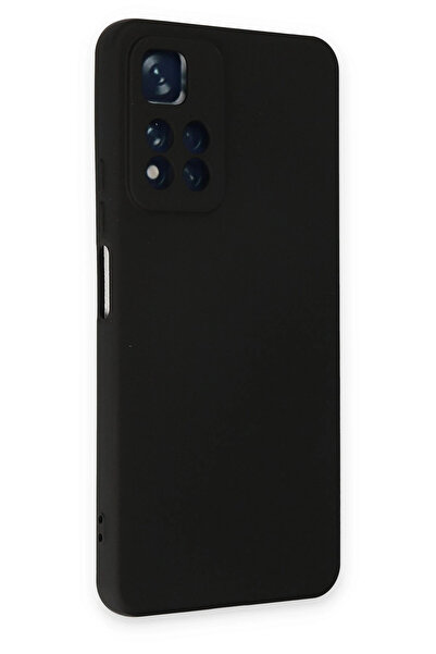 Epilons حافظة ريدمي نوت 11 5G من السيليكون المخملي الداخلي - أسود