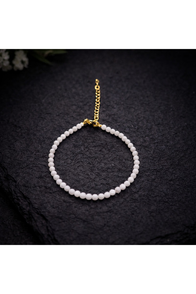 OEM Moonstone Bracelet 3 mm – Emotional Balance, Intuition and Feminine Energ...