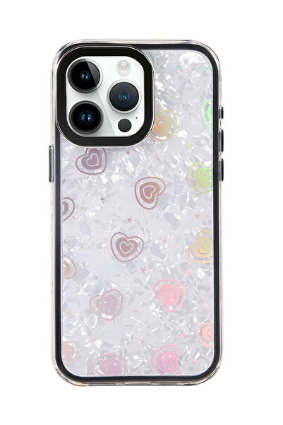 Epilons غطاء آيفون 16 لومي منقوش - أسود