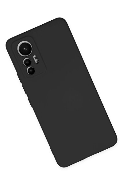 Epilons حافظة مي 12 لايت نانو من السيليكون المخملي - أسود