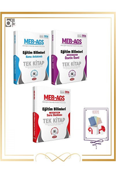 Bi bigelio Data 2026 MEB-AGS Eğitim Bilimleri Konu Soru ve Özetin Özeti Ultra...