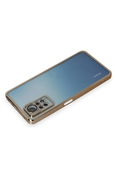 Epilons حافظة ريدمي نوت 11 من السيليكون مع عدسة - ذهبي