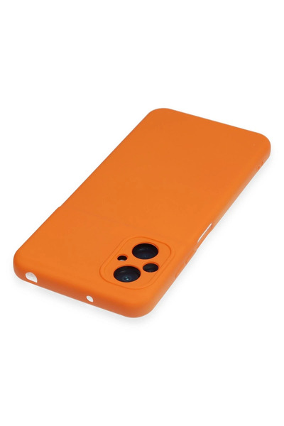 Epilons حافظة بوكو M5 نانو من الداخل مخملية من السيليكون - برتقالي