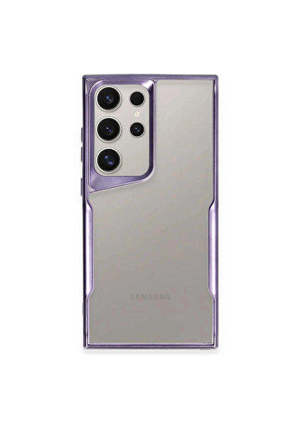 eco port حافظة سامسونج جالاكسي S24 الترا من السيليكون - بنفسجي غامق