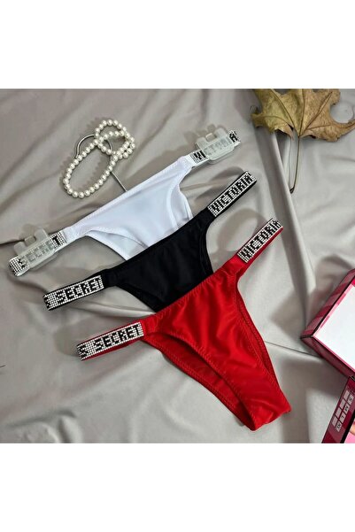 Victoria's Secret Chiloti dama tanga 3 la set premium