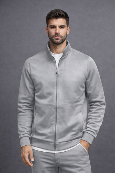 ByFourMan Unprinted Scuba Gray Black a Quality Jacket