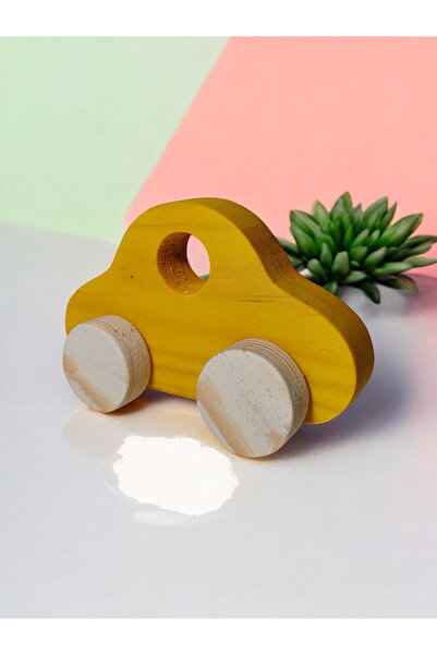 websunday Ahşap Oyuncak Araba Doğal El Yapımı Oyuncak
