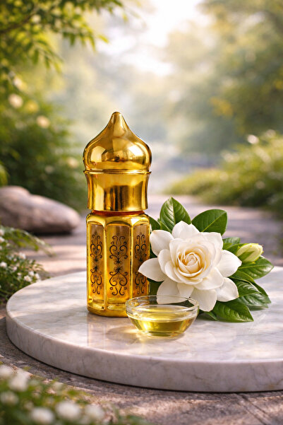 AROMENZA Gardenya Gülü Esansı 3 ml – Premium Kalıcı Konsantre Çiçeksi Ham Par...