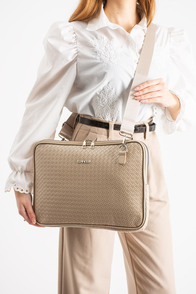 LUNABLU 13-14" Inch Waterproof Fabric Featured MacBook Air-Pro Briefcase Note...