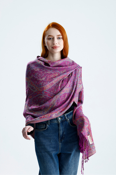 CHALE Cashmere Collection Shoulder Shawl - Double-Sided Woven Cashmere Should...