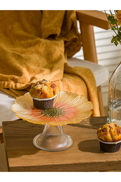 LC Waikiki Lcw Home Mixed Footed Glass Serving Bowl 21 cm