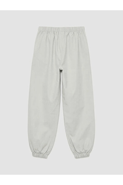 LC Waikiki Lcw Eco Gray Girls' Jogger Pants with Elastic Waist