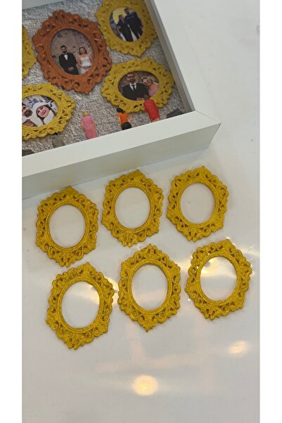 Dekor Minyatür Çerçeve 6 Adet Müze yapımı figürü