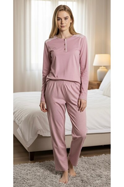 BİLGENS BUTİK Women's Cotton Pajama Set