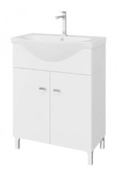 SAVINIDUE Best Furniture Set with Sink, MDF-PAL, White, 65 x 45.5 x 88.5 cm