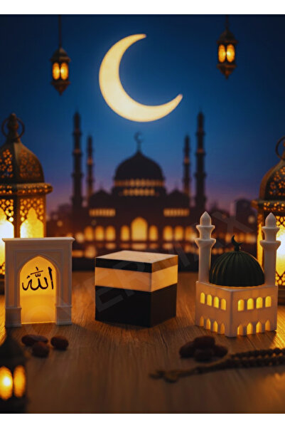 OVERMAX 3'lü Ramazan Seti: Kabe, Mihrab ve Cami Temalı Dekor