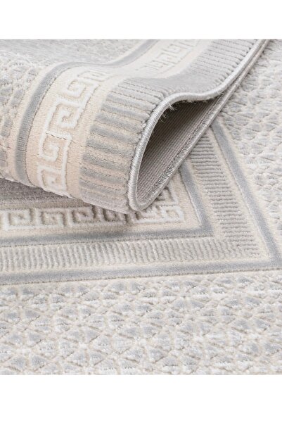Elvey Home 7109 A.Gri Modern Desen Doğal Taban Koridor Mutfak Çocuk Oturma Od...