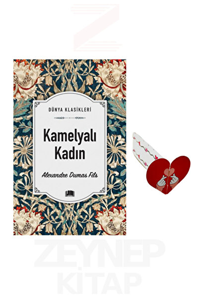Ema Kitap Kamelyalı Kadın - Alexandre Dumas (Dünya Klasikleri) Kalp Ayraç Hediye