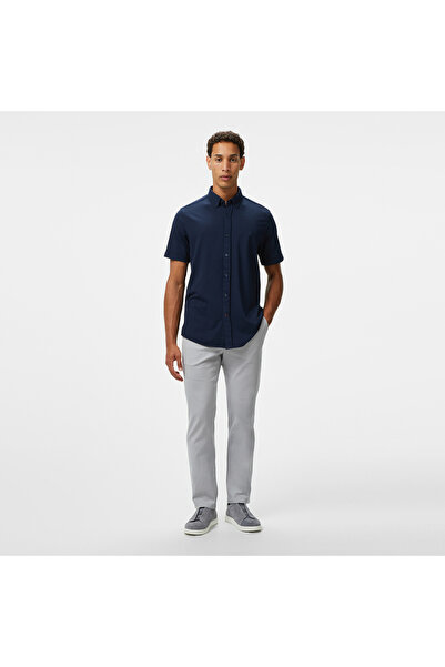 Nautica Erkek Gri Slim Fit Chino Pantolon